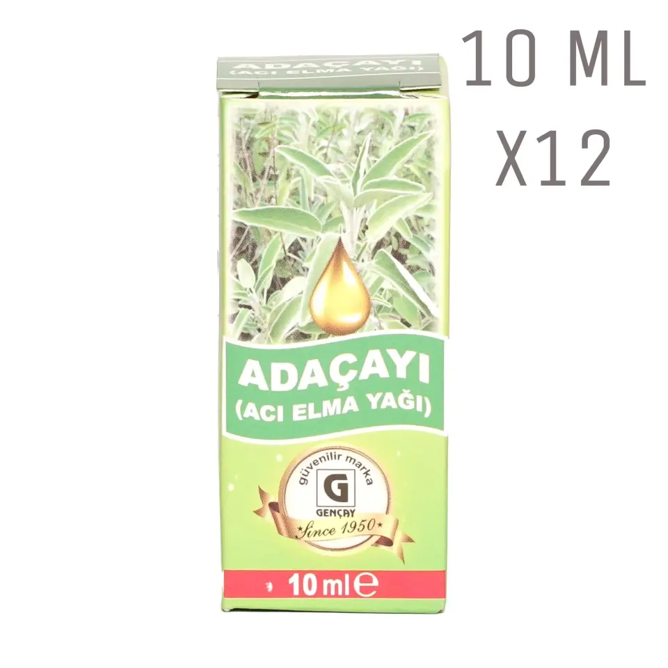 Adaçayı (Acı Elma) Yağı 10 ml  X12 Adet