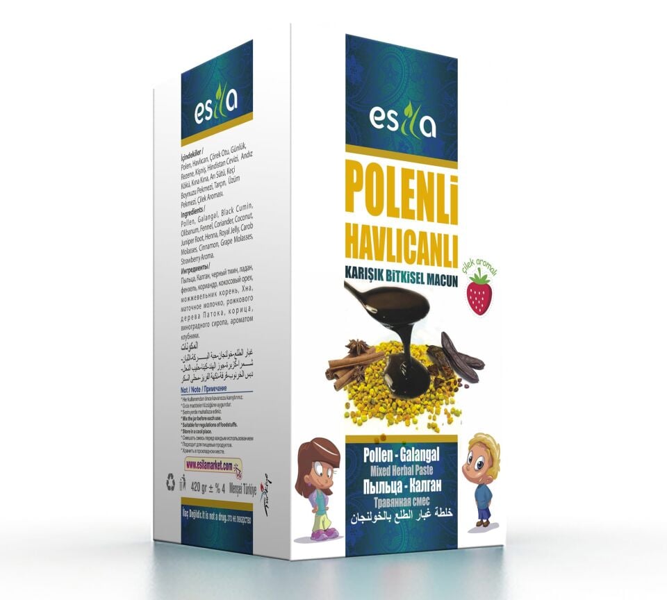 Polenli Havlıcanlı Karışık Bitkisel Macun 420gr