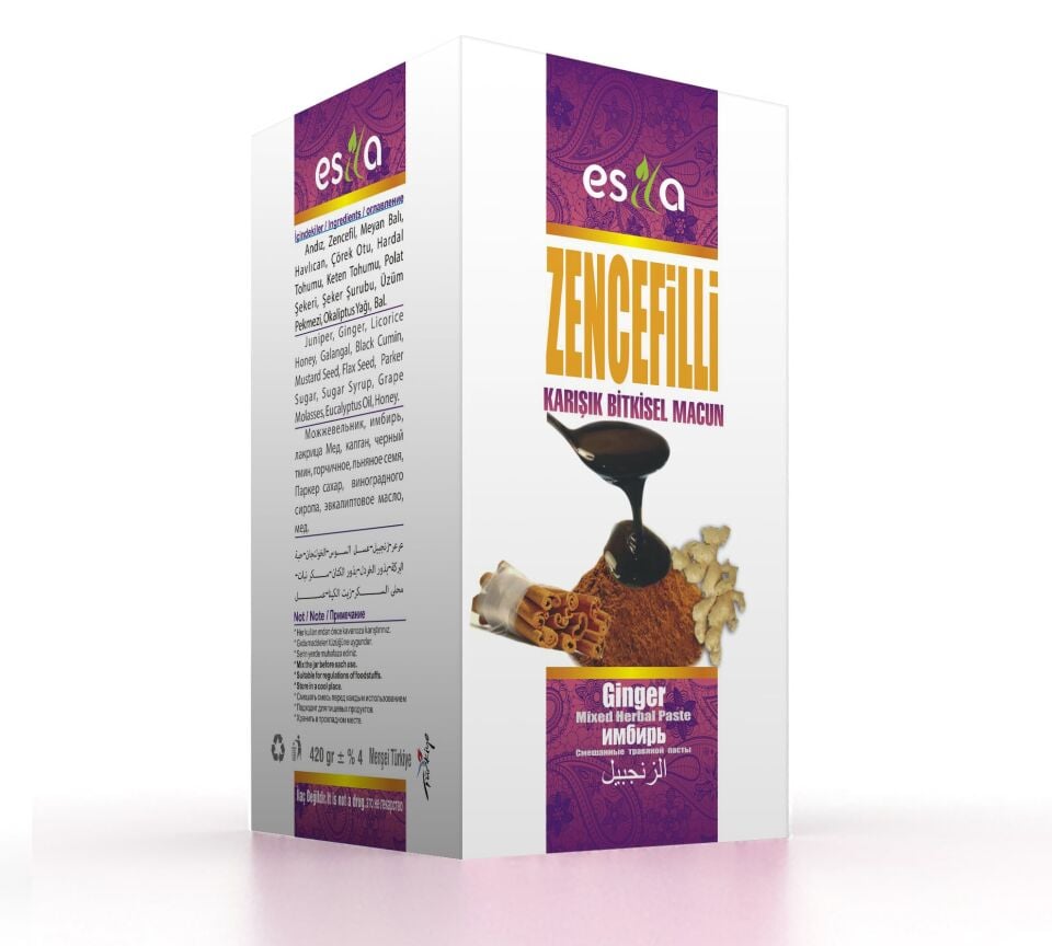 Zencefilli Karışık Bitkisel Macun 420gr