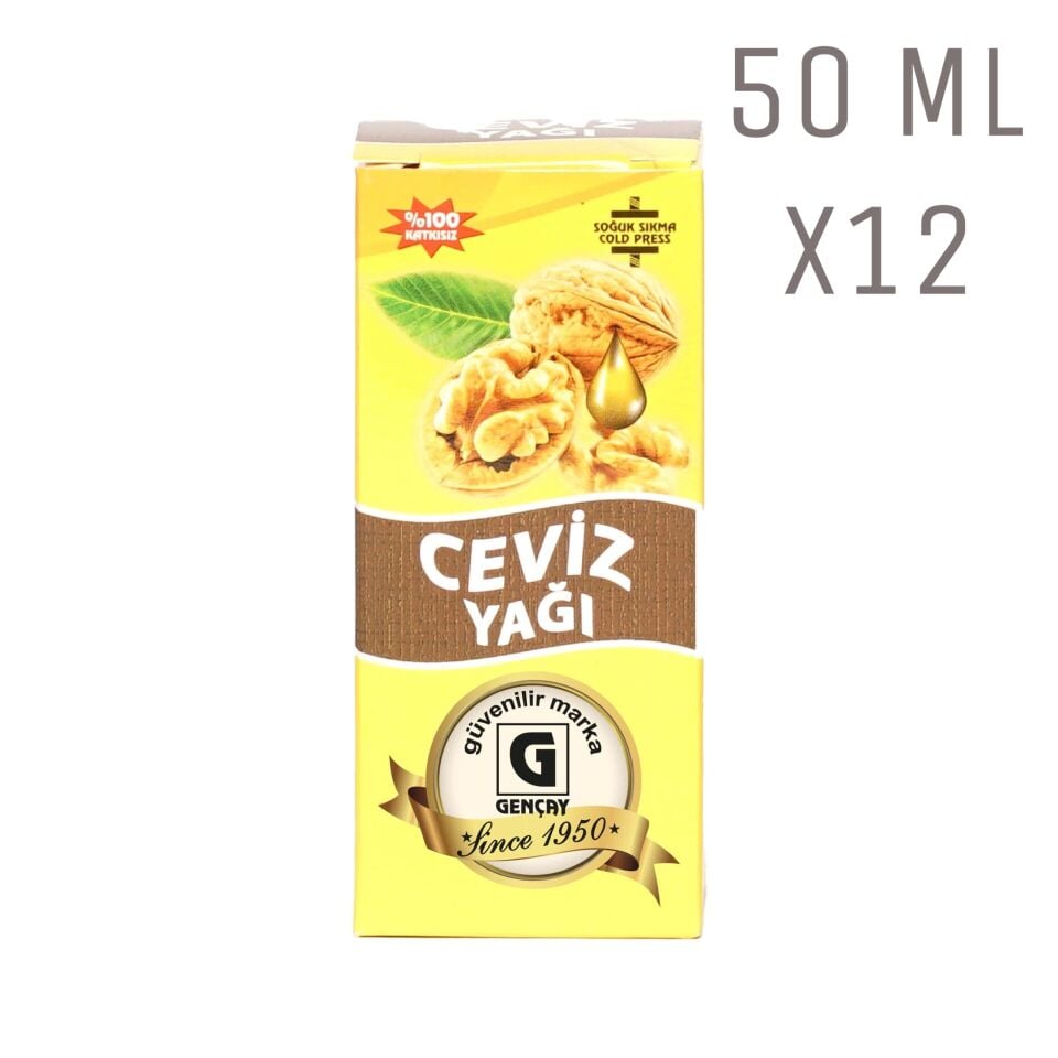 Ceviz Yağı 50ml X12Adet