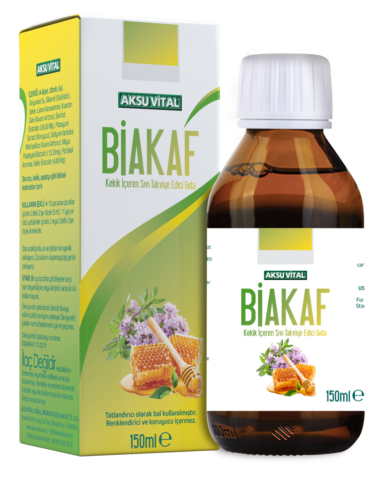 AKSU VİTAL BİAKAF ŞURUP 150 ML