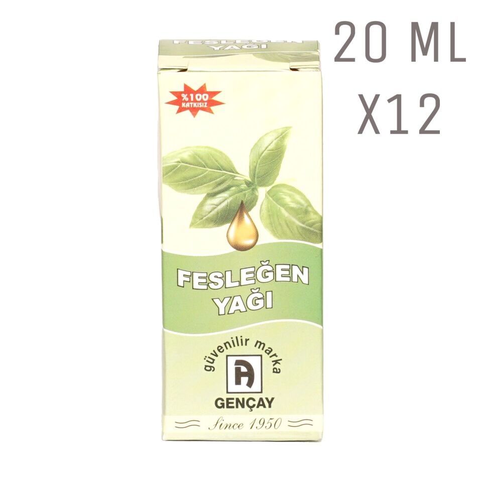 Fesleğen Yağı 20 ml X12 Adet