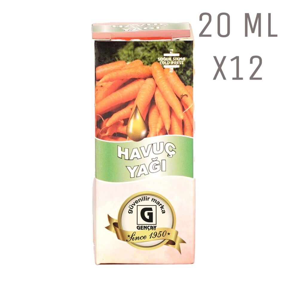 Havuç Yağı 20ml X12  Adet