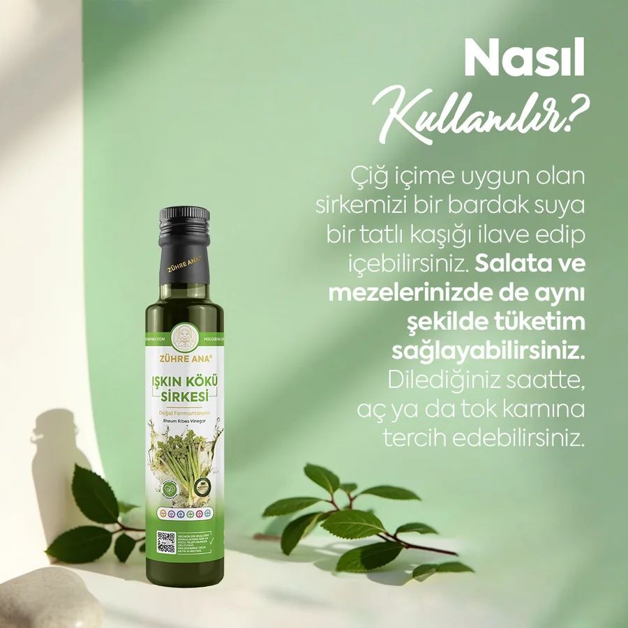 Toptan Zühre Ana Işkın Kökü Sirkesi Özü 500ml 1Adet