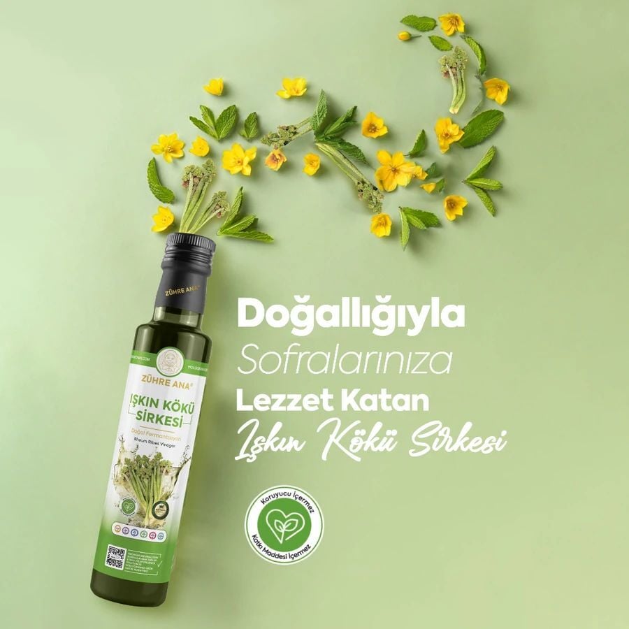 Toptan Zühre Ana Işkın Kökü Sirkesi Özü 500ml 12Adet