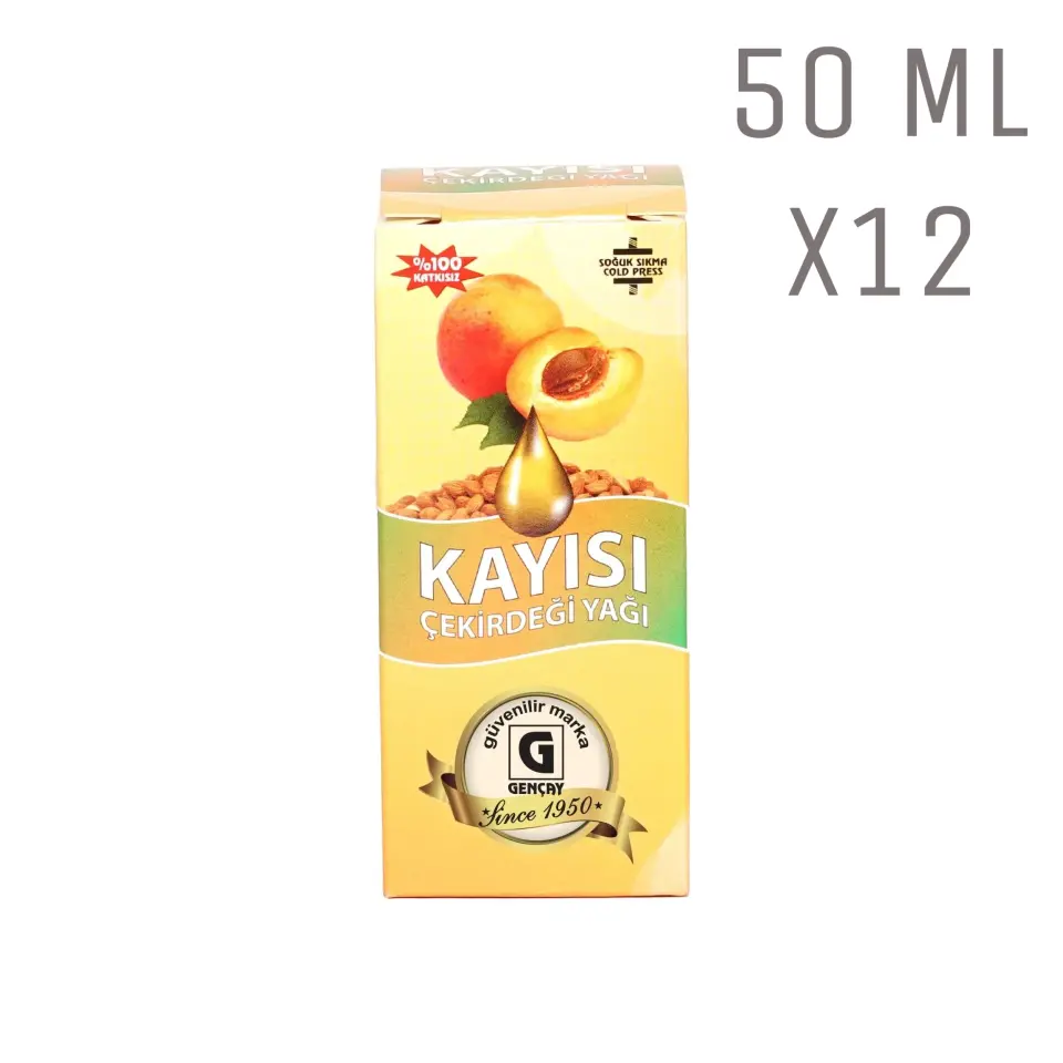 Kayısı Çekirdeği Yağı 50 ml X12 Adet