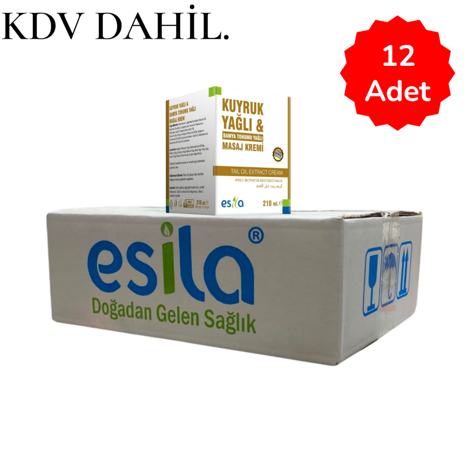 Kuyruk Yağlı Krem 210 ml.  12ADET