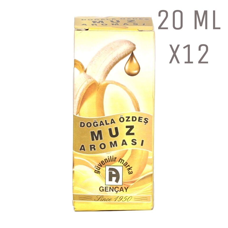 Muz Aroması 20ml X12 Adet