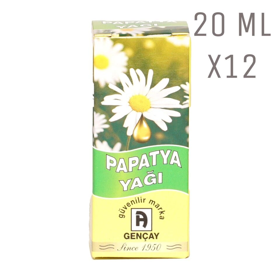Papatya Yağı 20 ml X12 Adet