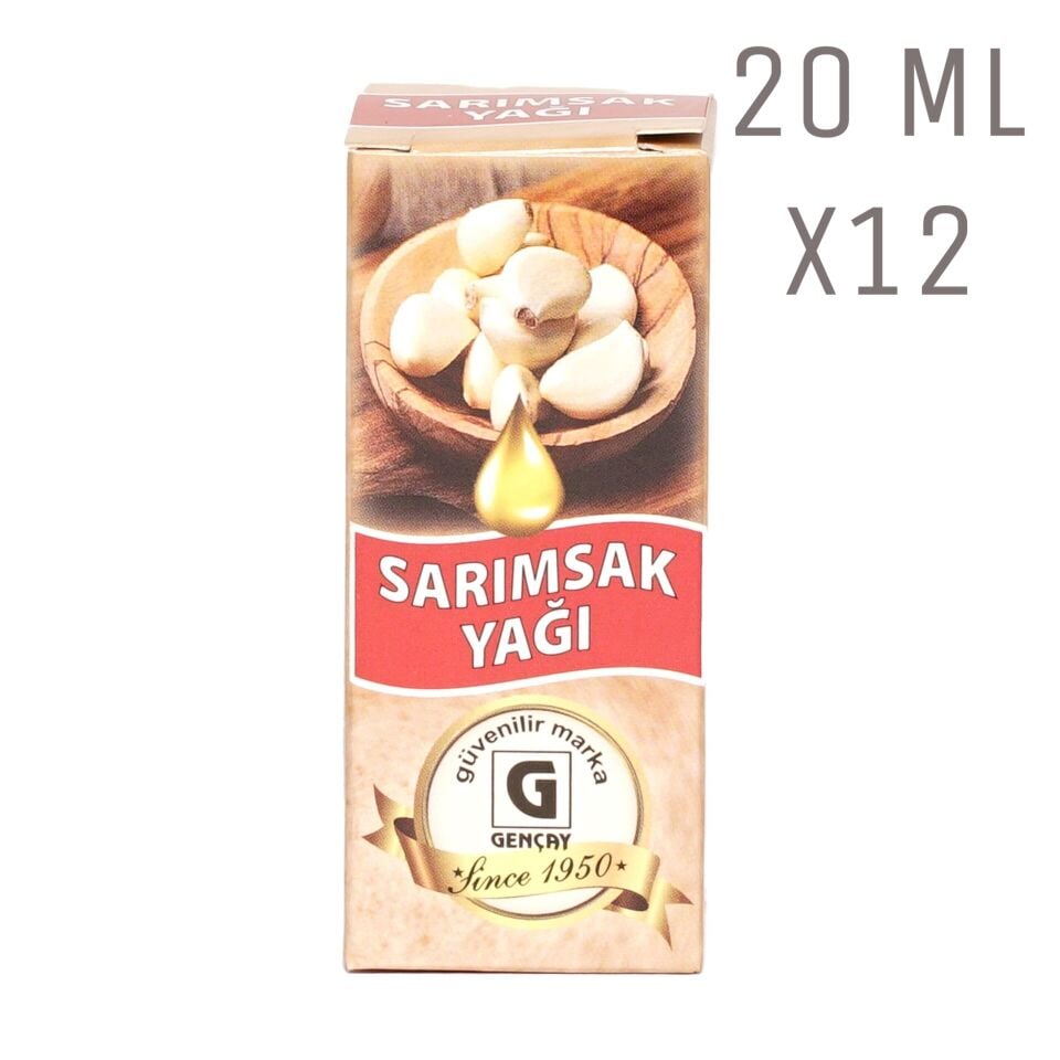 Sarımsak Yağı 20ml X12 Adet