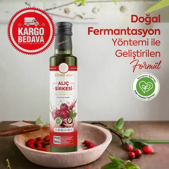 Alıç Sirkesi Doğal Fermantasyon   500ml X12