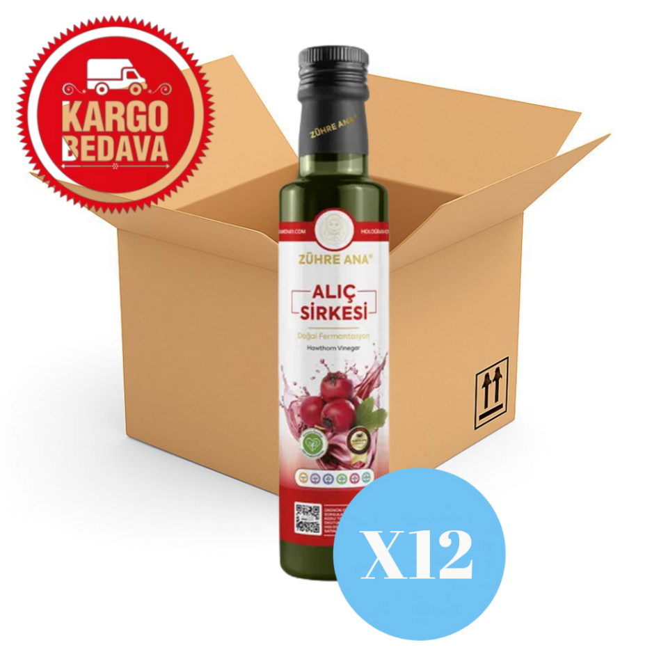 Alıç Sirkesi Doğal Fermantasyon   500ml X12