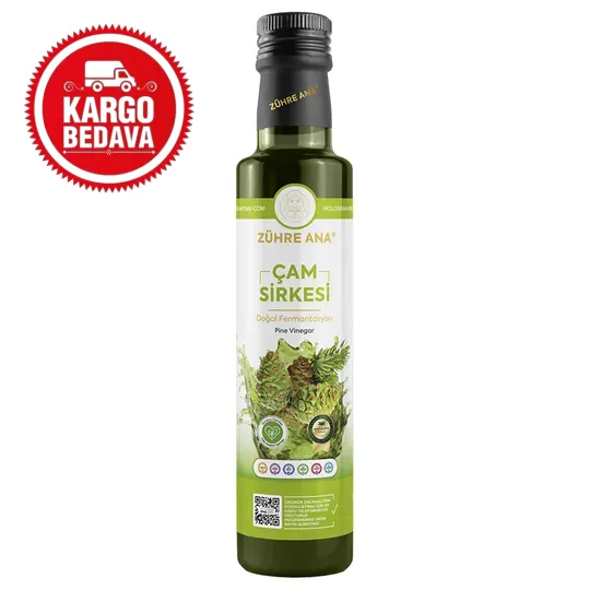 Çam Sirkesi Doğal Fermantasyon  Net Miktar: 500ml