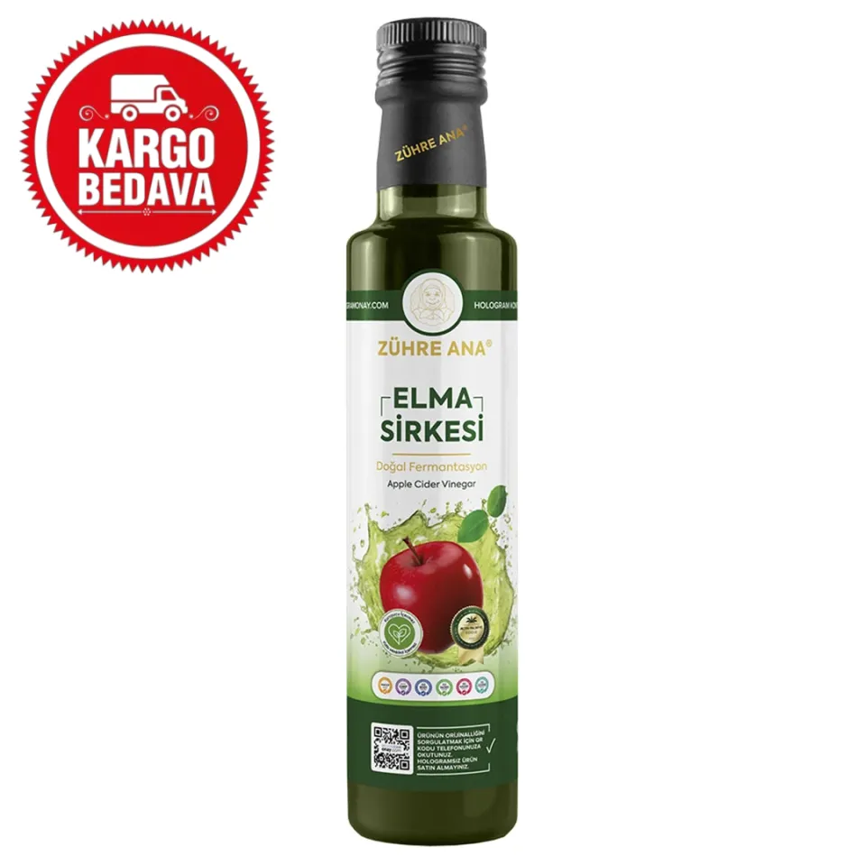 Elma Sirkesi Doğal Fermantasyon   500ml X12