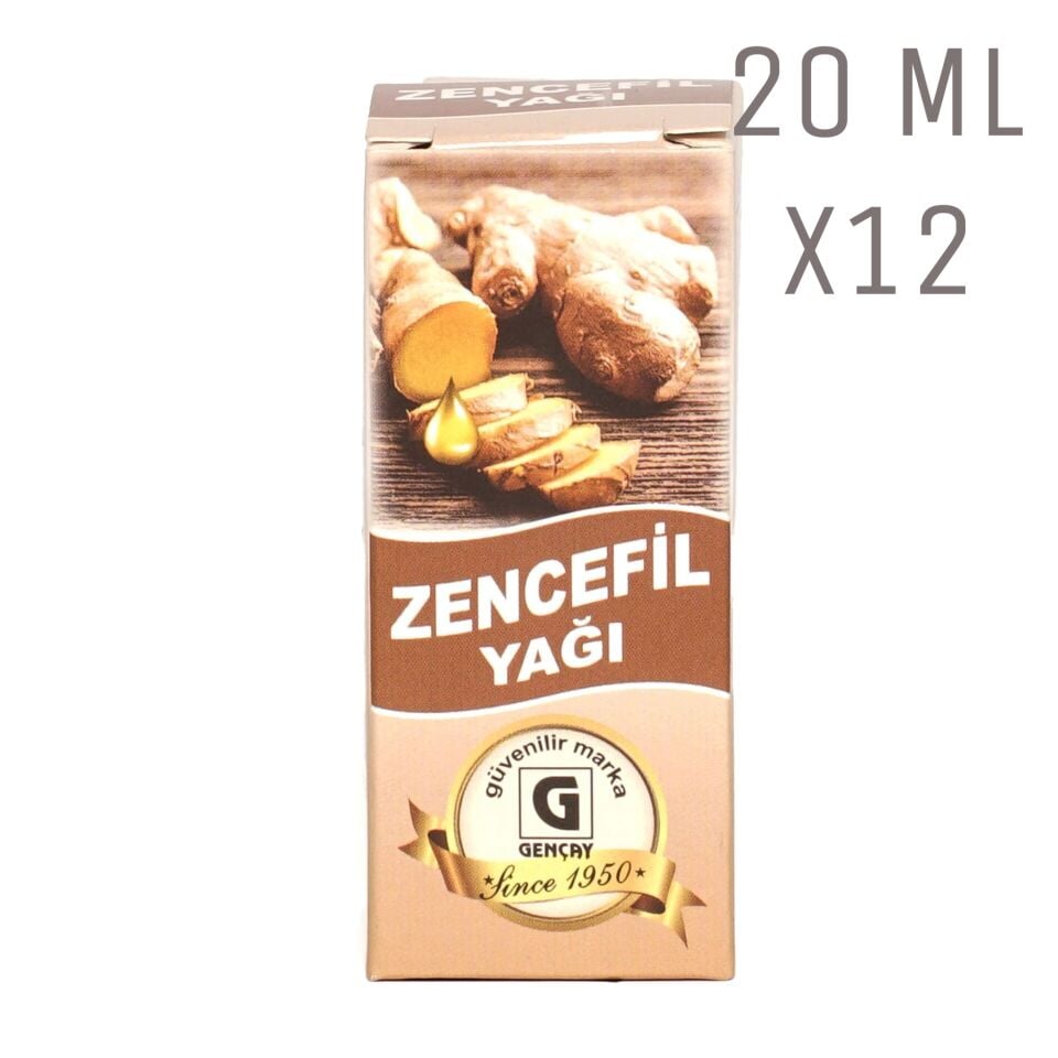 Zencefil Yağı 20ml X12 Adet