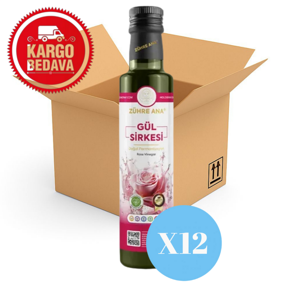 Gül Sirkesi Doğal Fermantasyon  500ml