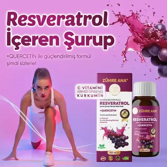Toptan  Resveratrol Şurup  Net Miktar: 150ml