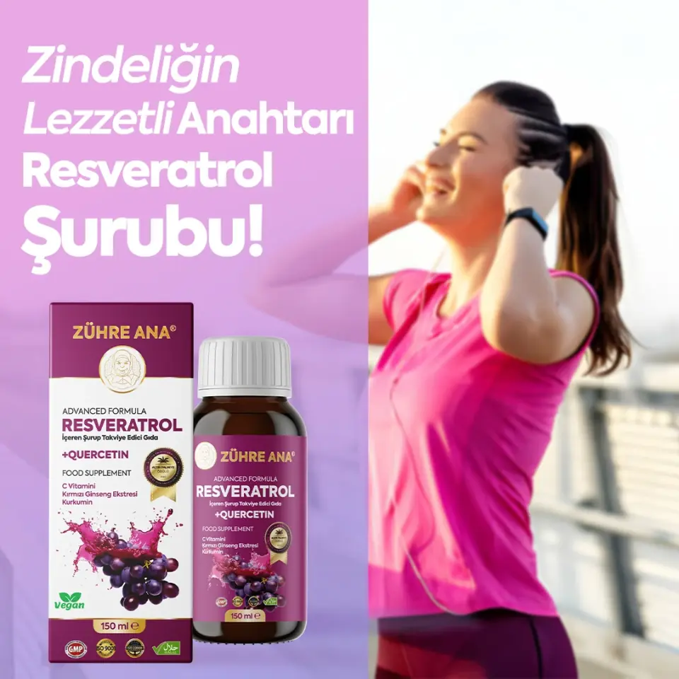 Toptan  Resveratrol Şurup  Net Miktar: 150ml