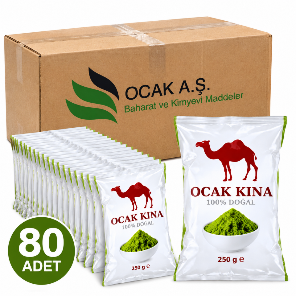 Toptan Kına 250gr paketli X80Adet