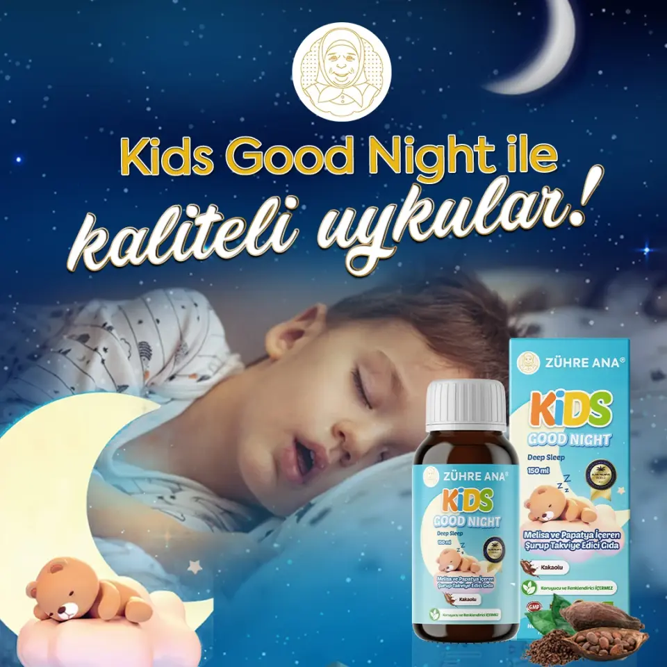 Toptan  Kids Uyku Şurubu  Net Miktar: 150ml 1Adet