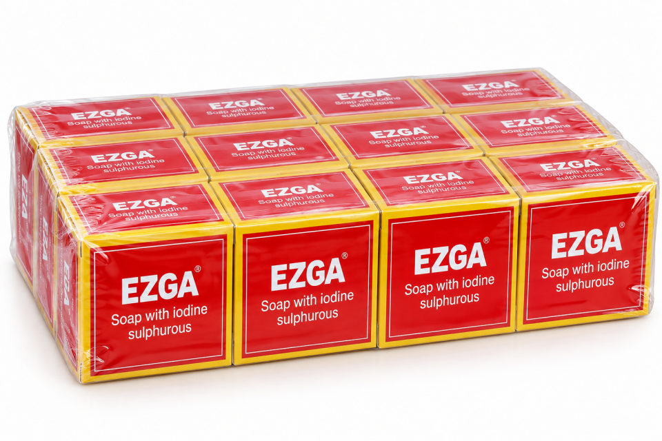 Ezga Kükürtlü Sabun 100 Gr X12 Adet