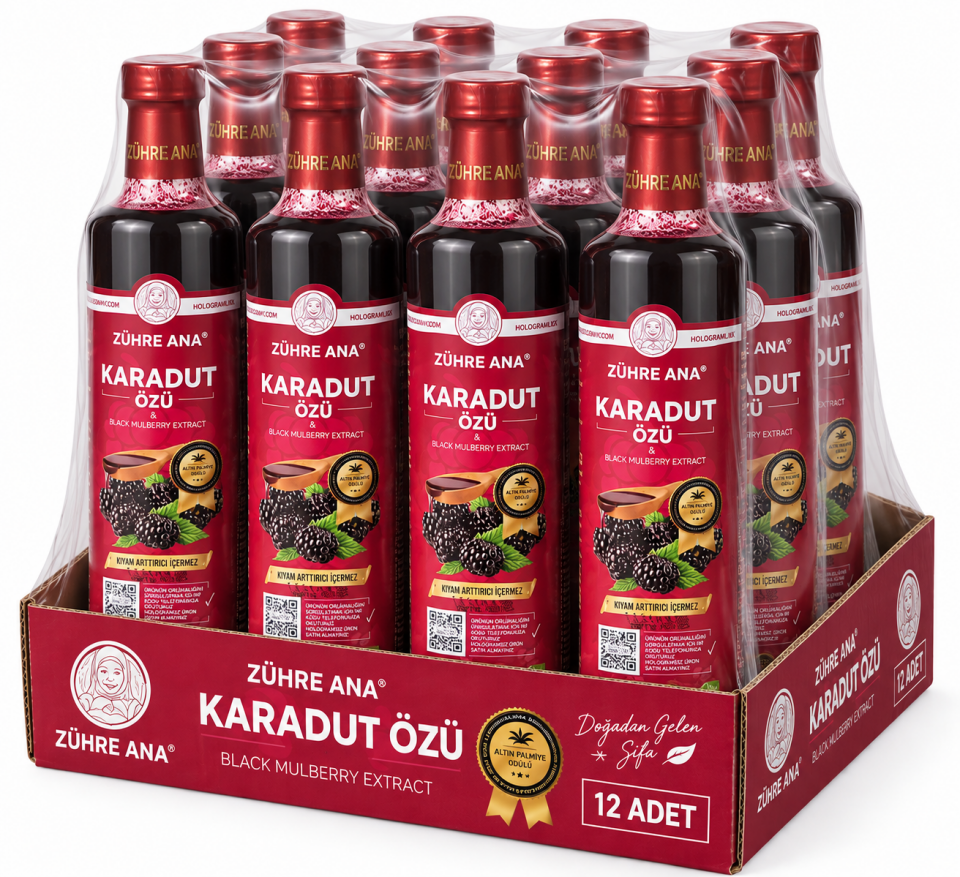 Zühre Ana Karadut Özü   Net Miktar: 670 gr