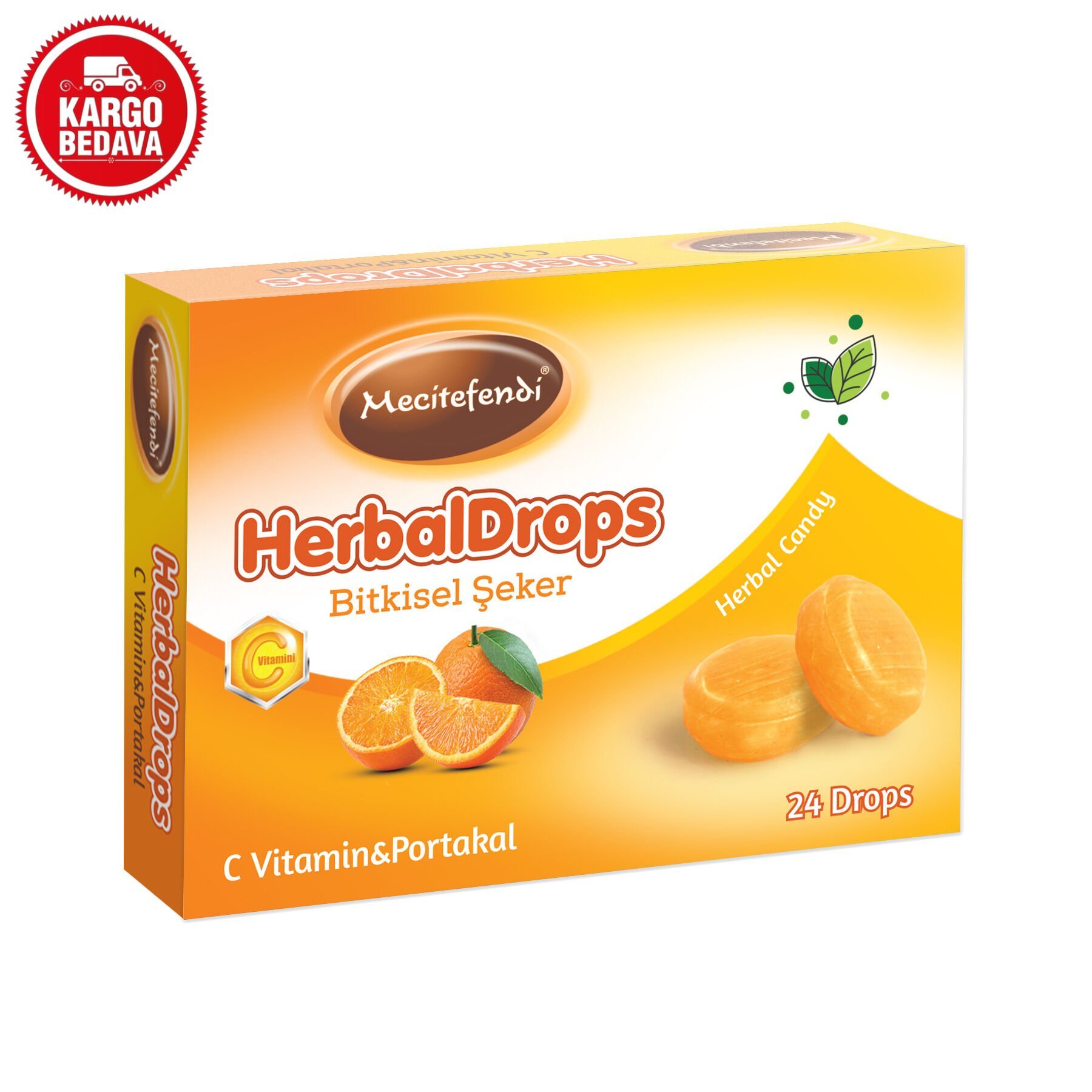 Toptan  Herbal Drops - Portakal (24 Drops)