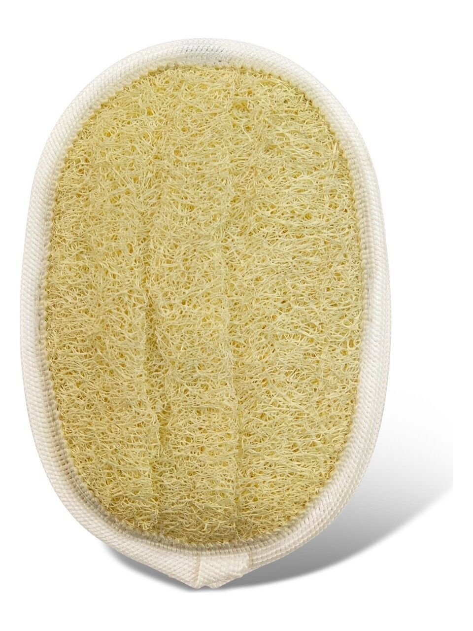 Lamina Oval Banyo Kesesi %100 Doğal Kabak Lifi Peeling Etkili Çift Taraflı Yüz ve Vücut