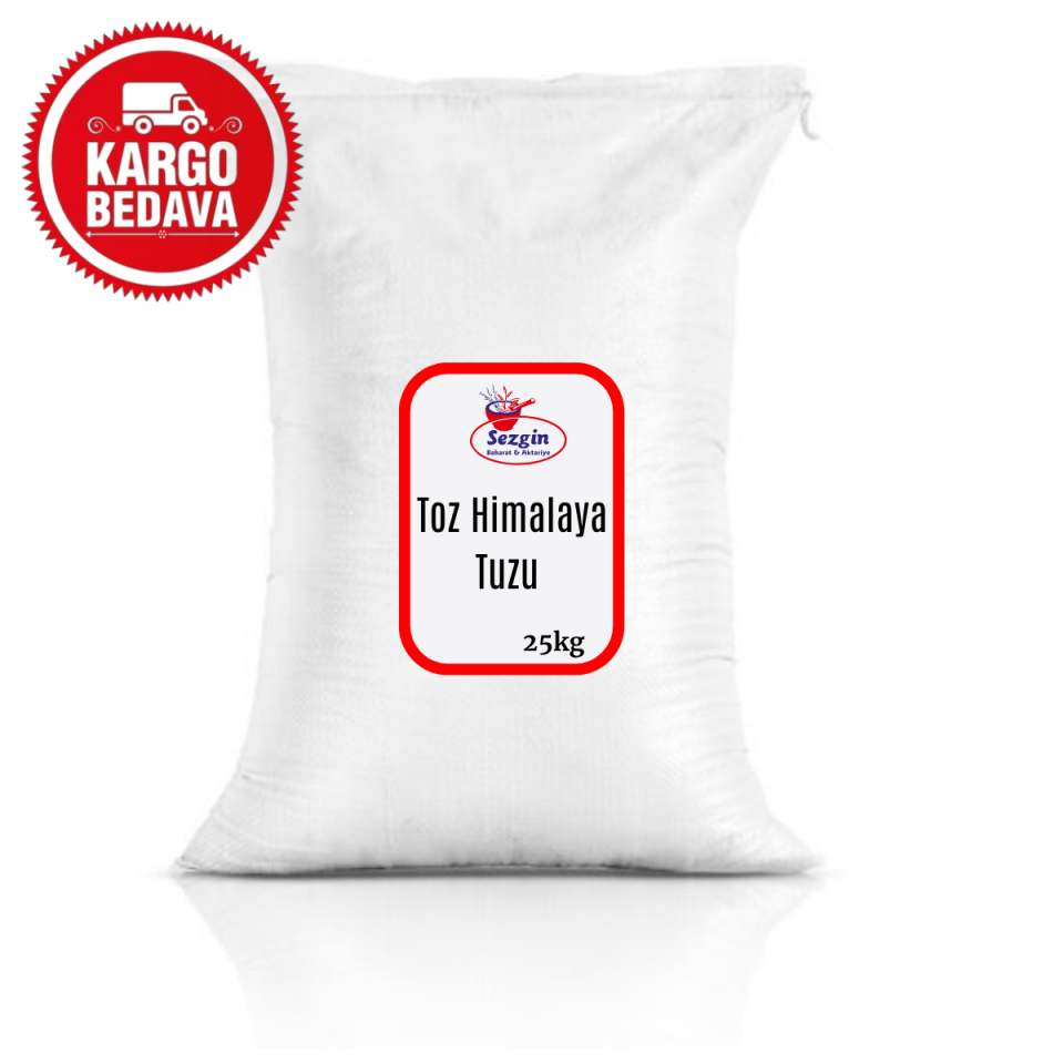 Sezgin Baharat Toptan Öğütülmüş Himalaya Tuzu - Toz Himalaya Tuzu 25 KG