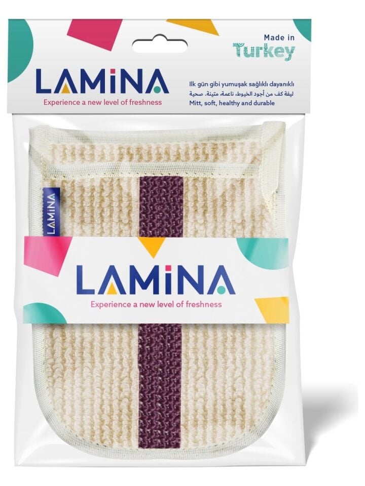 Lamina Çift Taraflı Rovin Lifi, Banyo Eldiveni