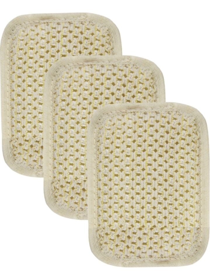 Lamina Banyo Bebek Fırçası, Pamuk ve Rovin Duş Elyafı 3 lü