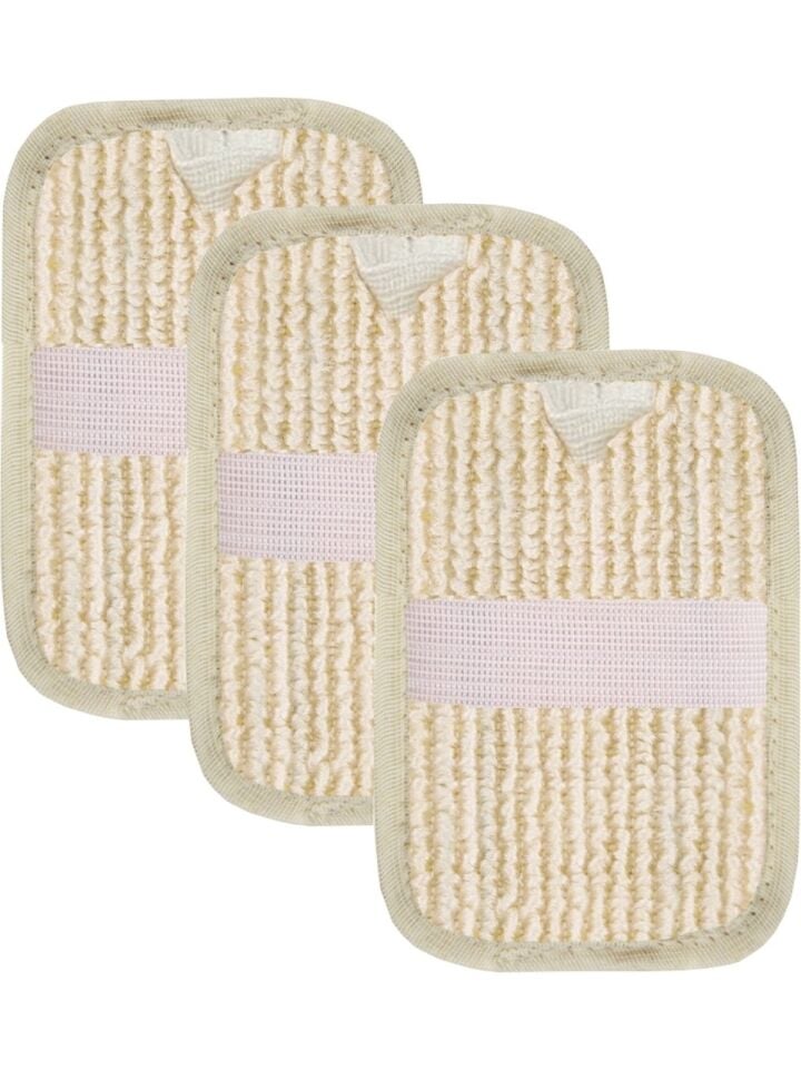 Lamina Banyo Bebek Fırçası, Pamuk ve Rovin Duş Elyafı 3 lü