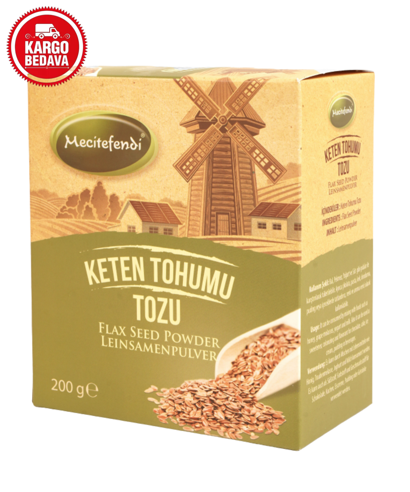 Toptan  Keten Tohumu Tozu (200 GR)