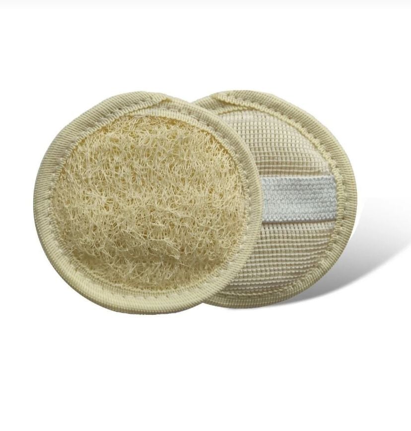 Lamina Mini yüz Doğal Kabak Peeling,Lifi 8x8 cm 12 Adet