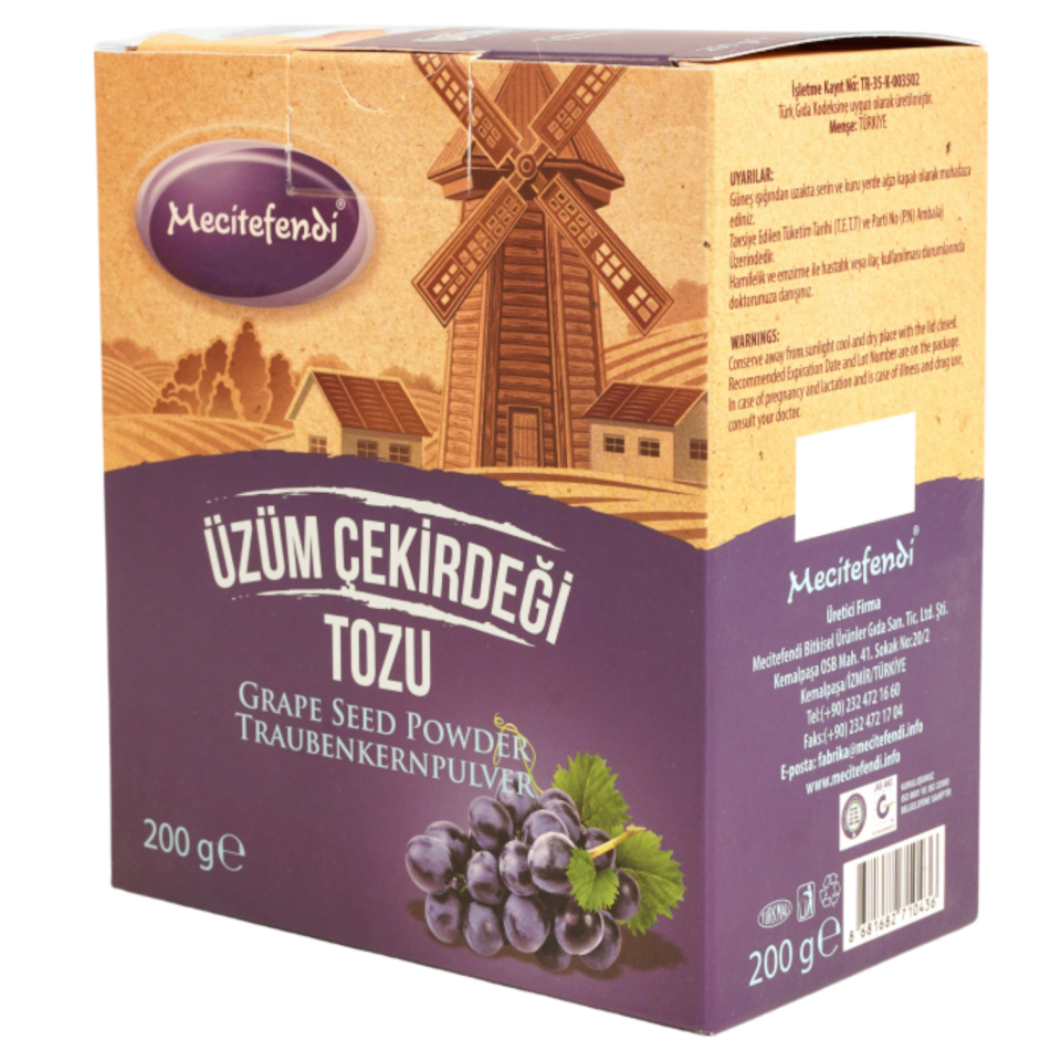 Toptan  Üzüm Çekirdeği Tozu (200 GR)