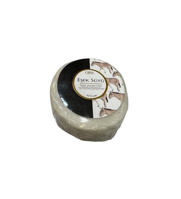 Süngerli Eşek Sütlü Sabun 100gr