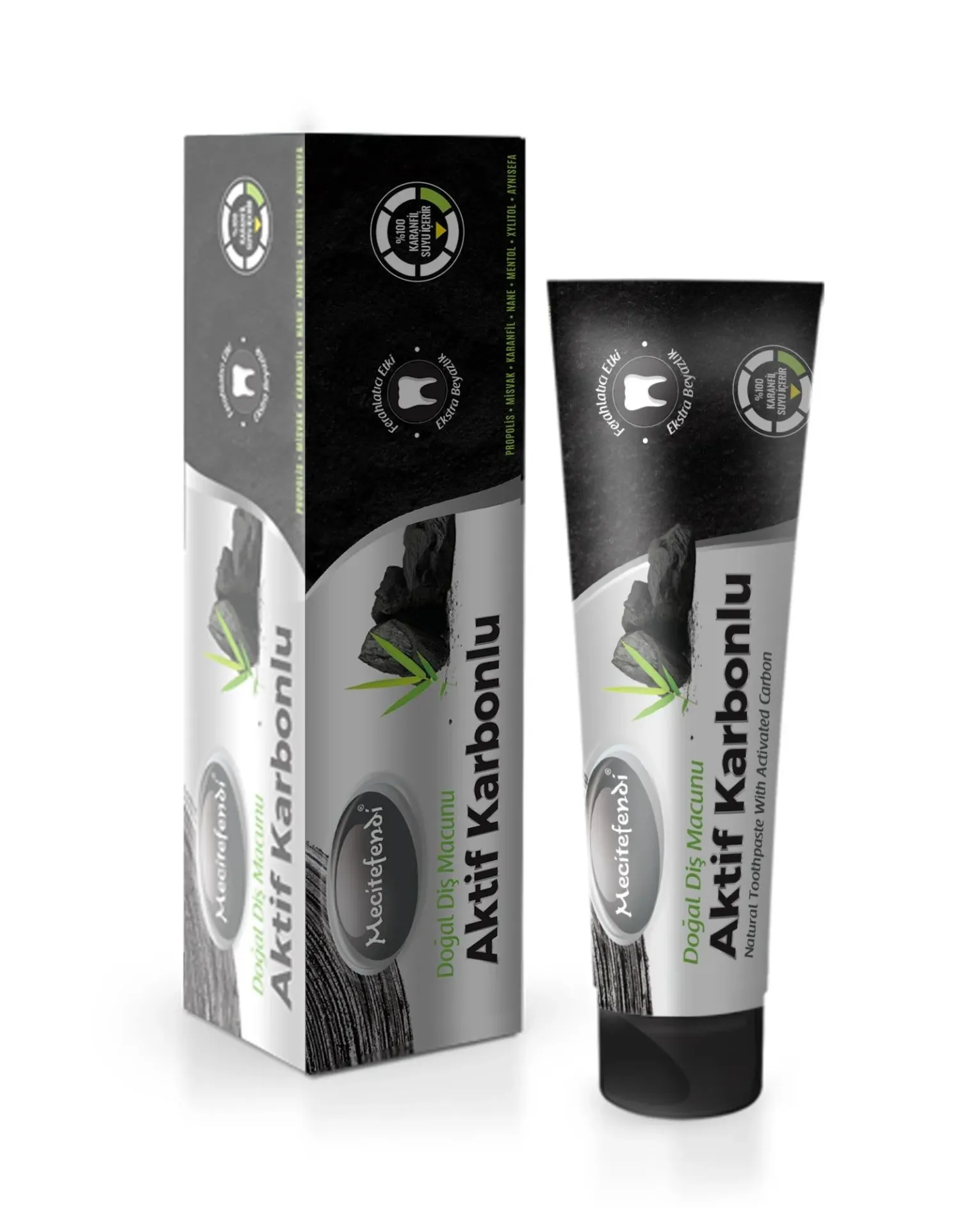 AKTİF KARBONLU DİŞ MACUNU 75 ML