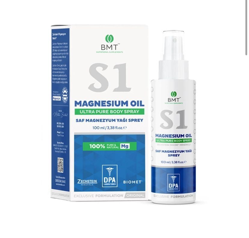 Magnezyum Yagı 100Ml Sprey