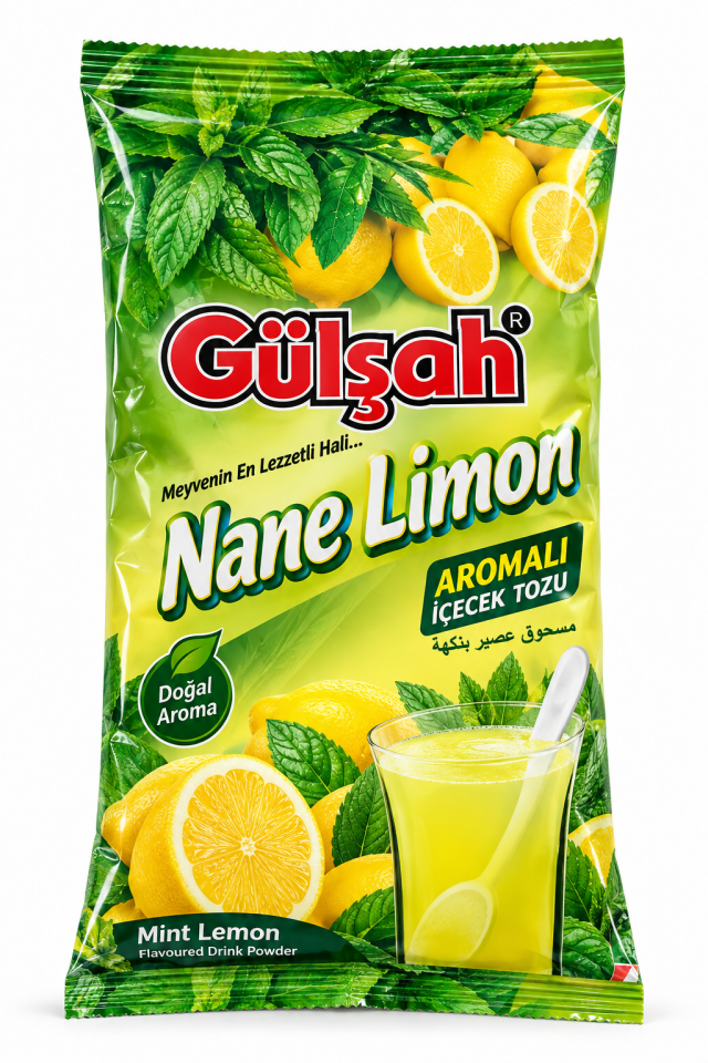 GÜLŞAH NANE LİMON AROMALI TOZ İÇECEK 250 GR