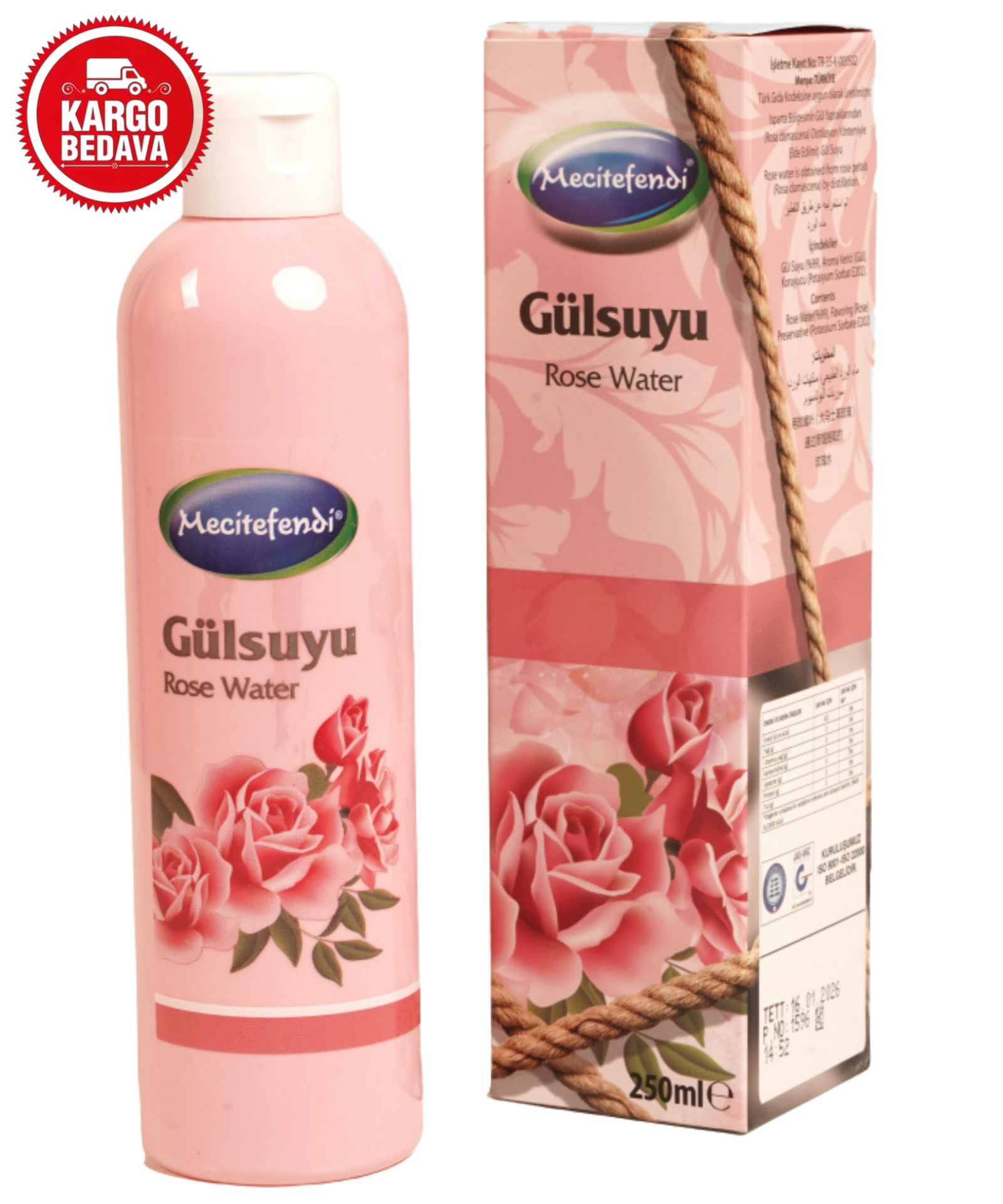 Toptan Gül Suyu (250 Ml)