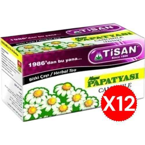 Tisan Mayıs Papatyası Bitki Çayı 20 Sallama Poşet X12
