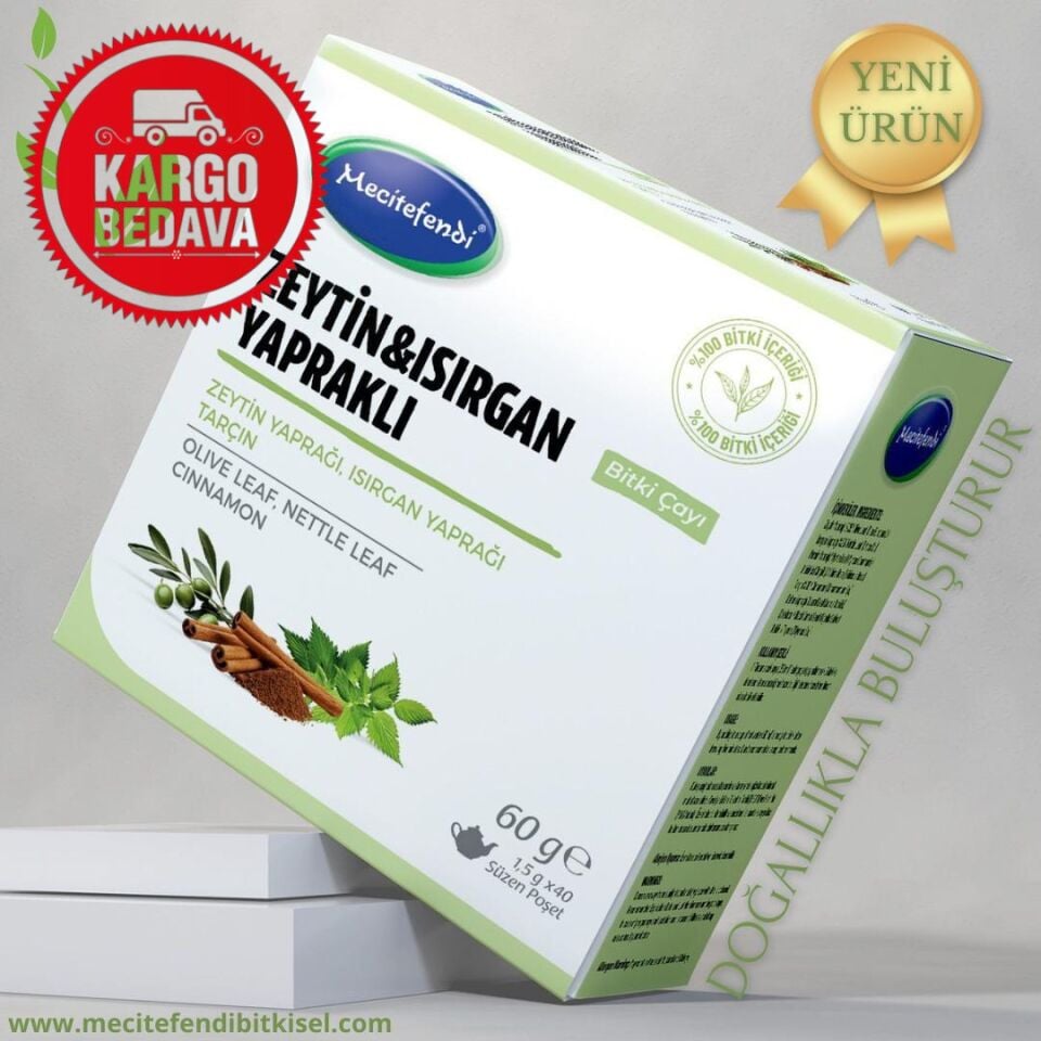 Toptan  Zeytin Yapraklı & Isırgan Otlu Çay 40'lı