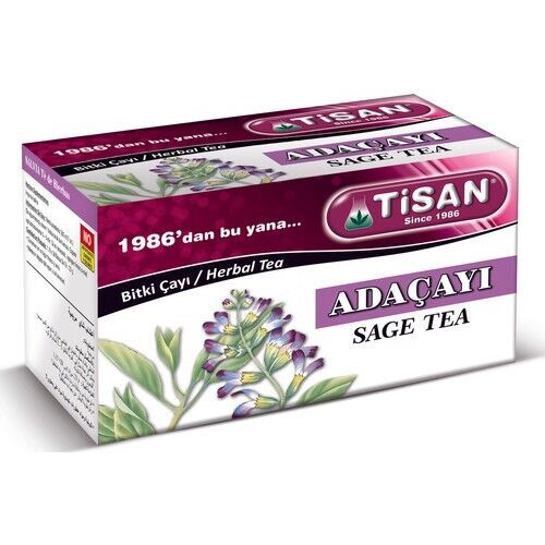 Tisan Adaçayı Bitki Çayı 20 Sallama Poşet X12