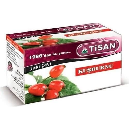 Tisan Kuşburnu Çayı 20 Sallama Poşet 1Adet
