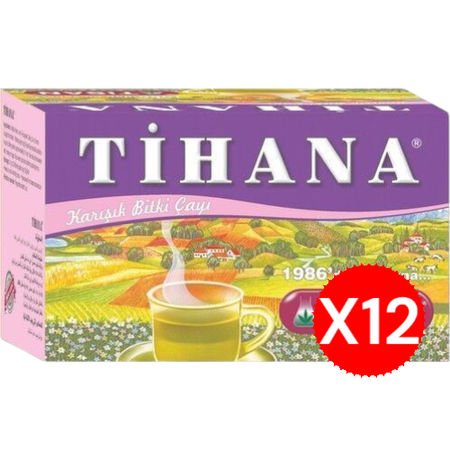 Tisan Tihana Karışık Bitki Çayı 20 Süzen Poşet X12