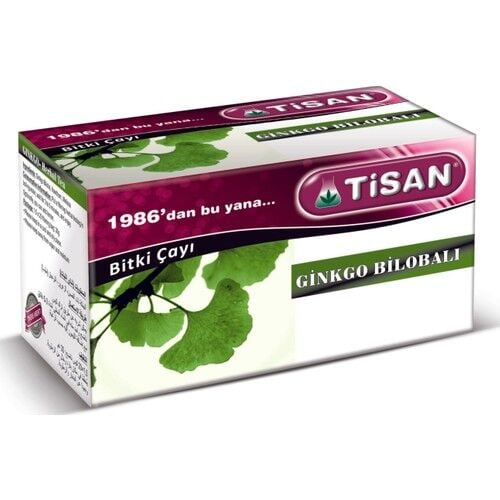Tisan Ginkgo Bilobalı Çay 20 Sallama Poşet 1Adet