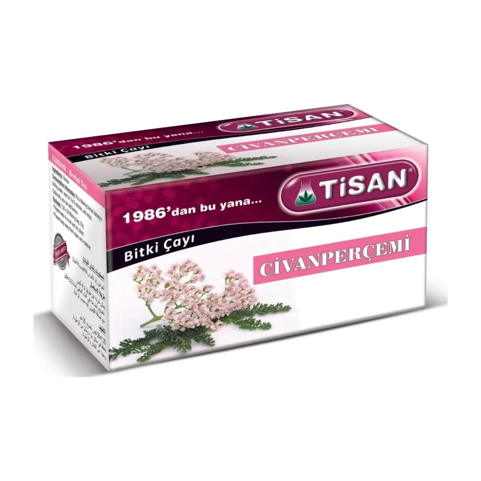 Tisan Civanperçemi Bitki Çayı 20 Sallama Poşet X12