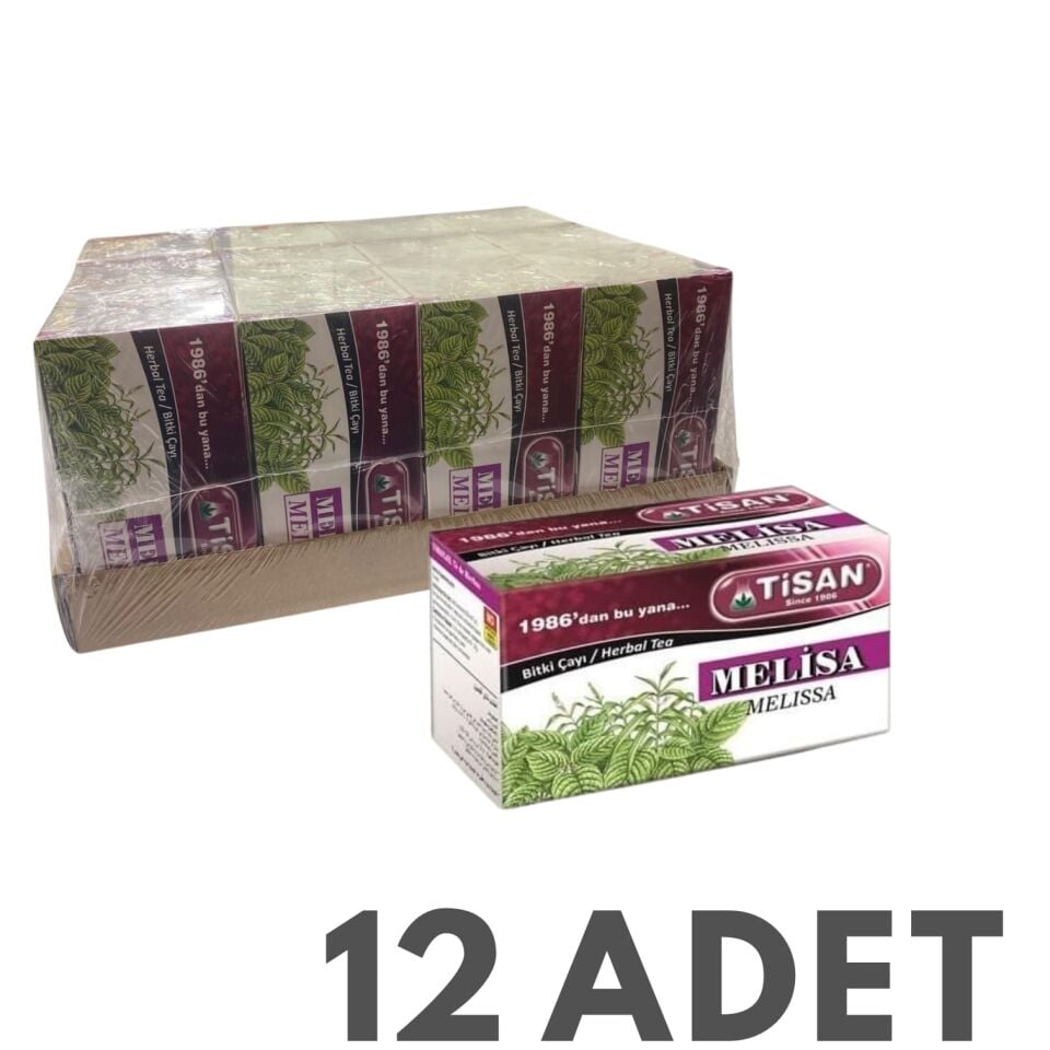Tisan Melisa Çayı 20 Sallama Poşet 12 Adet