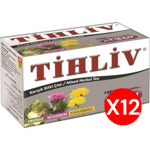 Tisan Tihliv Karışık Bitki Çayı 20 Süzen Poşet X12