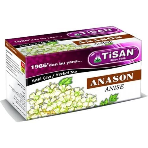 Tisan Anason Bitki Çayı 20 Sallama Poşet X12